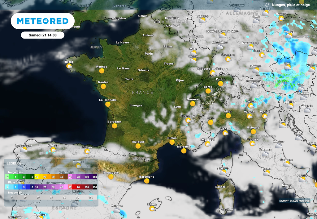 Météo printanière pour ce samedi en France !