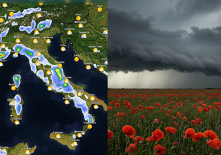  Meteo: quali saranno le regioni più a rischio nel fine settimana per temporali e grandine?