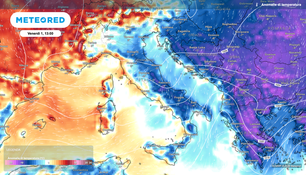 Primo Maggio ancora fresco sull’Adriatico e al Sud, ma il weekend porterà temperature in rialzo