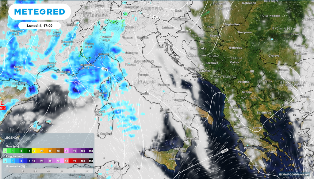 Da lunedì tornano le piogge al Nord-Ovest: primi segnali del cambio di tempo