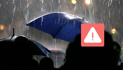 MeteoChile eleva categor&iacute;as y decreta tres alertas meteorol&oacute;gicas: lluvias en en corto periodo y rachas hasta 100 km/h