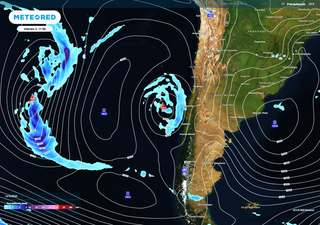 Meteored advierte: una baja segregada y un ciclón extratropical nacerán frente a Chile central afectando varias regiones