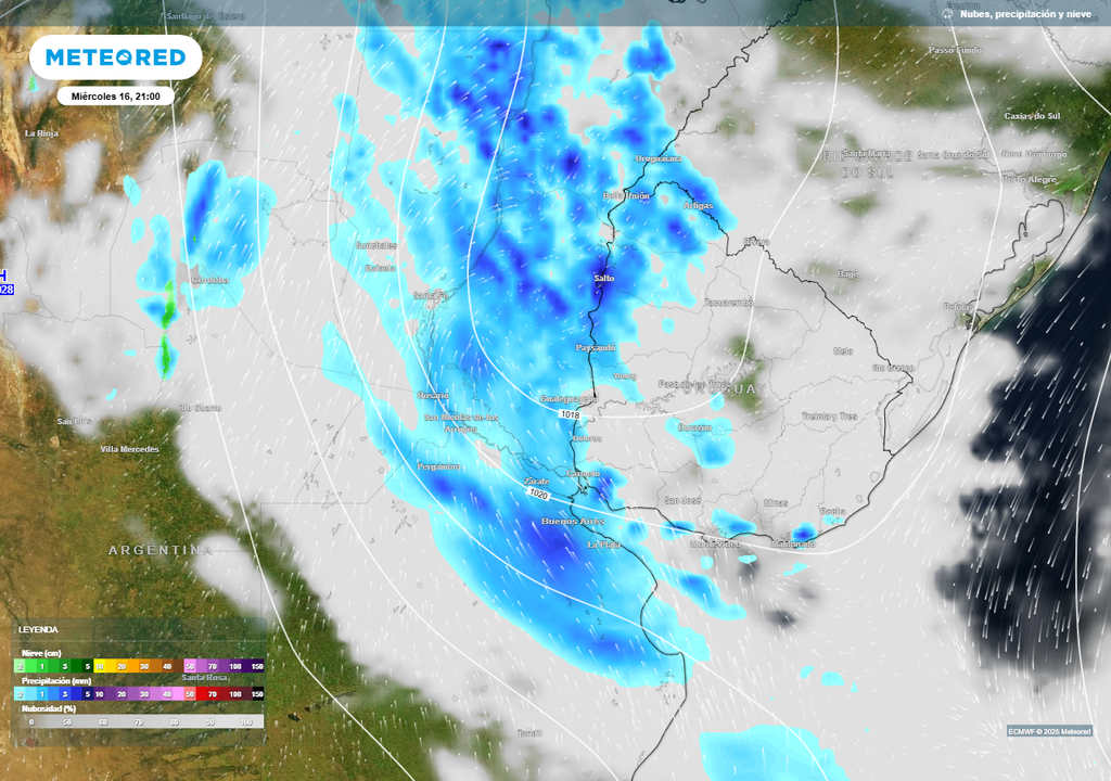 Inminente llegada de ciclogénesis con lluvias y tormentas a Buenos Aires: cuándo impactará en el AMBA