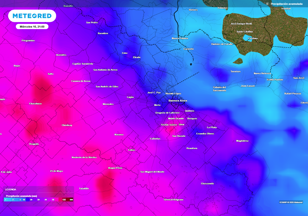 Tiempo clima pronóstico Buenos Aires fin de semana julio