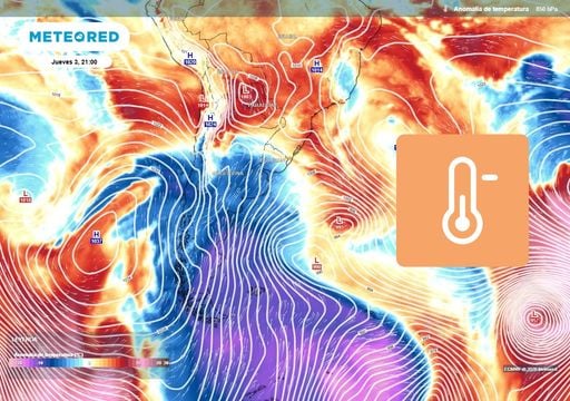 Meteored anticipa una fuerte irrupci&oacute;n de fr&iacute;o polar en Argentina a partir del jueves 3 de septiembre