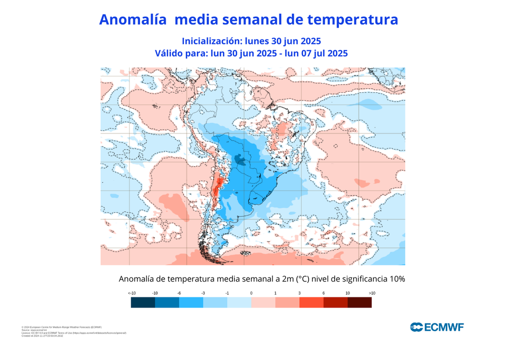 Anomalías de temperatura Anomalías de temperatura