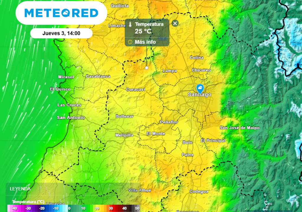 Temperaturas máximas Temperaturas máximas
