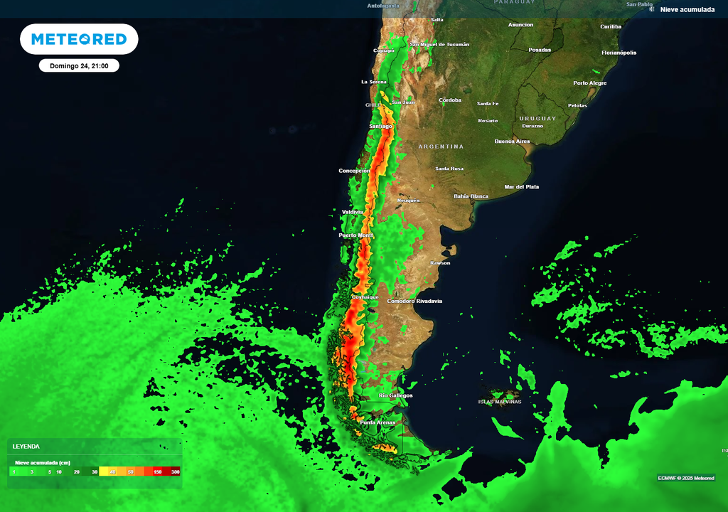 nieve acumulada prevista
