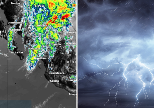 Meteored pronostica precipitaciones y granizadas en estos 20 estados