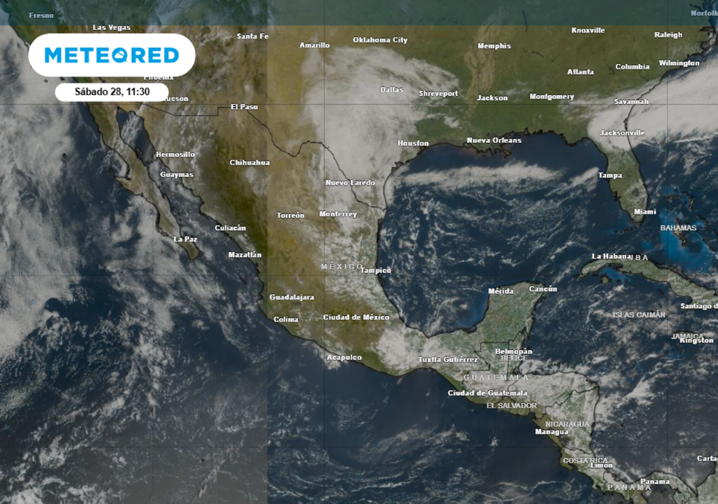 Tormenta Nubosidad sobre el Norte y Noreste del país anticipa tormentas este fin de semana, con lluvias, granizo y cambios bruscos de tiempo.
