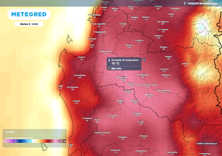 Meteored pronostica temperaturas sobre los 20 °C para el Biobío: potente dorsal cálida protagonizará la próxima semana