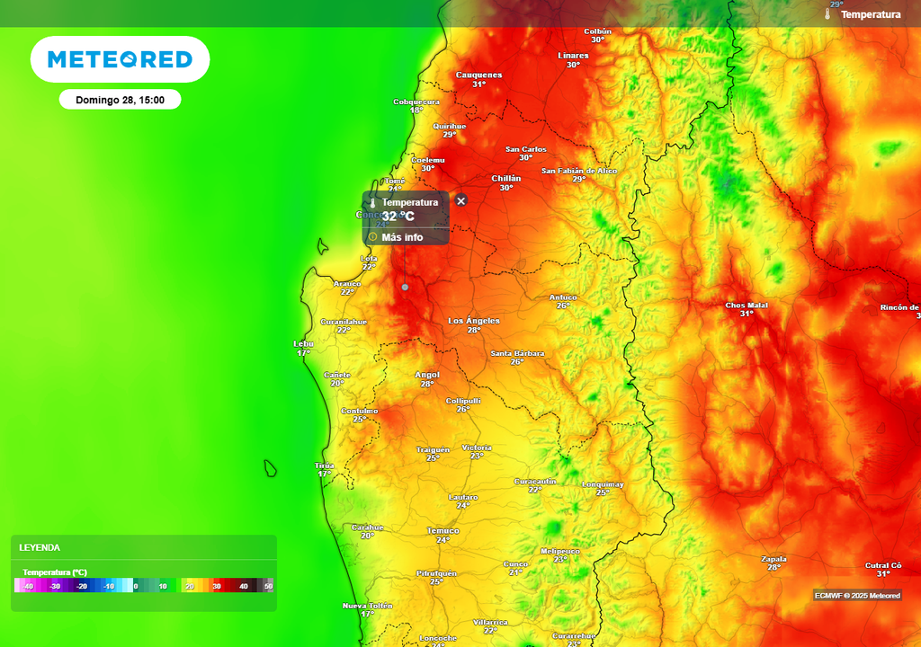 Pronóstico fin de semana Chile centro sur, Meteored Pronóstico fin de semana Chile centro sur, Meteored
