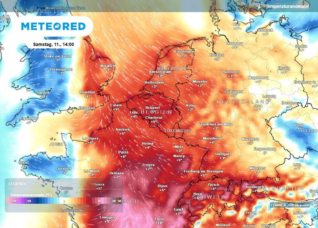 samstag, april, wetter Am Samstag ist es im Westen und Südwesten von Deutschland für die Jahreszeit deutlich "zu warm".