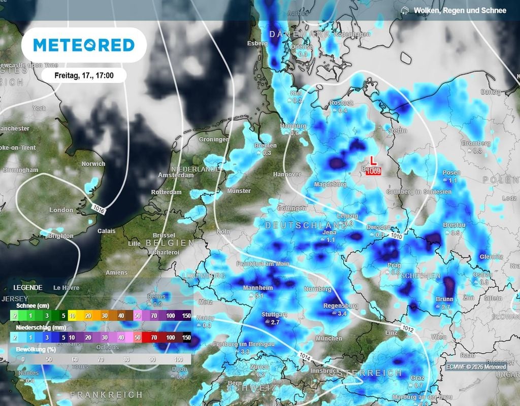 Starkregen und Hagel - der Freitag wird sehr turbulent!