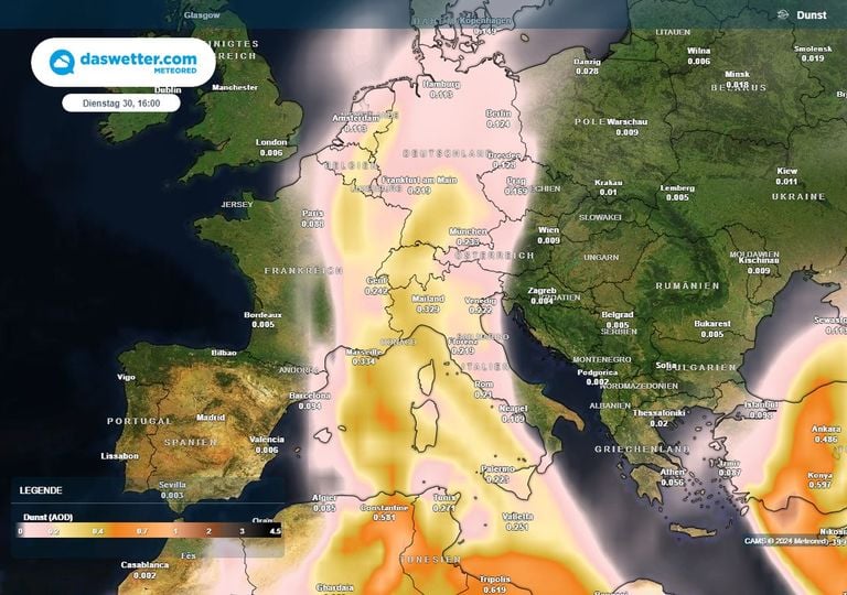Meteorologe Johannes Habermehl rechnet mit riesiger Sahara-Staubwolke: Wann erreicht sie Deutschland?