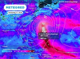 Meteorologe sicher: "Dieser Sturm könnte auch unser Wetter schlagartig auf den Kopf stellen" - Böen bis 200 km/h, 400 mm
