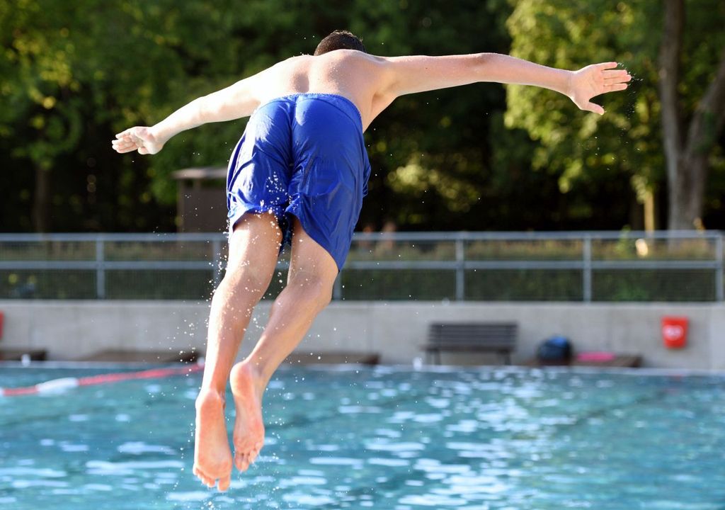 freibad, wetter, märz
