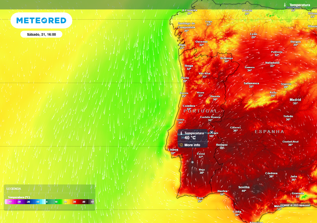 calor extremo Portugal calor extremo Portugal