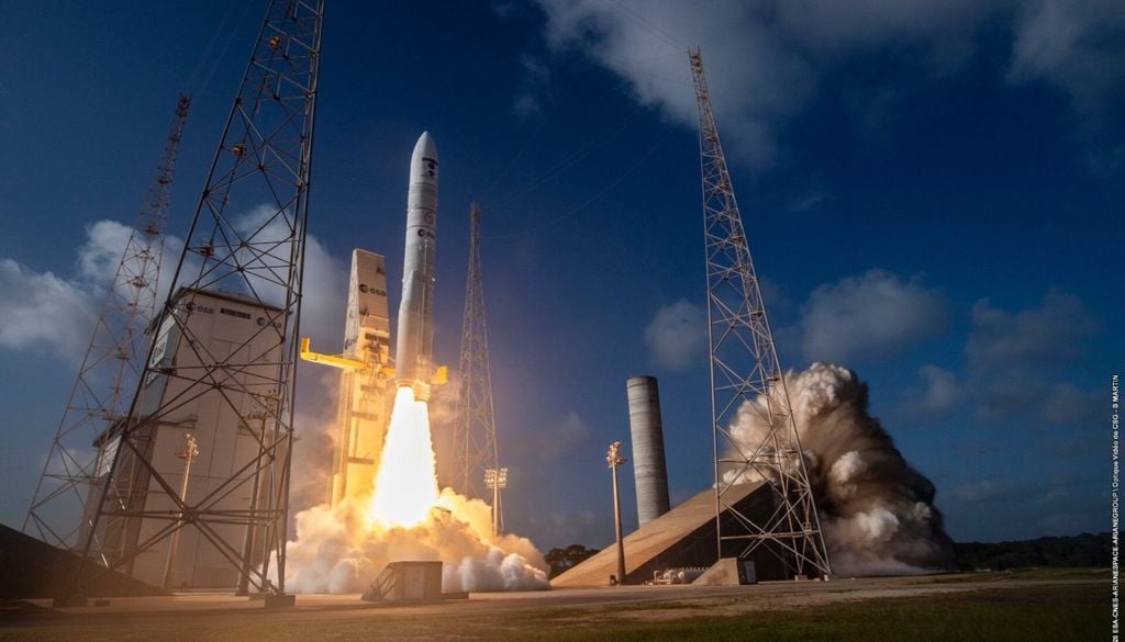 Nella serata di ieri, 27 agosto 2026, alle ore 22:10 italiane, il vettore europeo Arianne 6, con la sua missione WA270, ha lanciato dallo spazio europeo di Kouro nella Guyana Francese, un satellite destinato a far compiere un balzo in avanti all'osservazione meteorologica e dell'atmosfera.