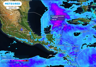 Jueves 6 de noviembre: hasta 50 mm de lluvia en el Sureste y temperatura mínimas de hasta 0 °C en algunas entidades