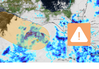 México con lluvias intensas mañana: Guerrero, Oaxaca y Chiapas recibirán precipitaciones de hasta 100 mm en pocas horas