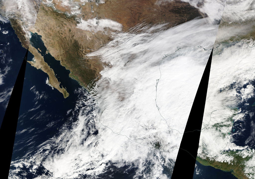 8 de enero de 2010 con tiempo invernal en México El invierno 2009-2010 estuvo El Niño Fuerte combinándose con oscilaciones atmosféricas, detonaron tiempo invernal con lluvias severas, nevadas, Nortes frecuentes y ambiente frío.