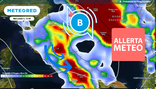 Mezza Italia in allerta meteo oggi per forti temporali: attenzione nelle prossime ore al Centro-Sud e regioni adriatiche