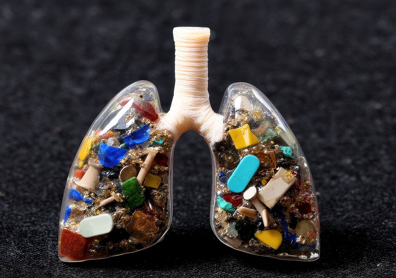 Un estudio de la Universidad de Toulouse, Francia, halló que podríamos estar inhalando hasta 68.000 micropartículas de plásticos por día, capaces de llegar a lo más profundo de nuestros pulmones.