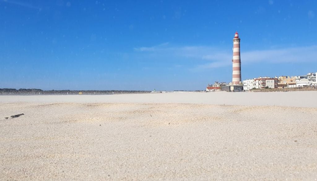 Os investigadores detetaram 100 partículas por cada quilo de areia, na praia da Barra, em Aveiro. Foto: Universidade de Aveiro
