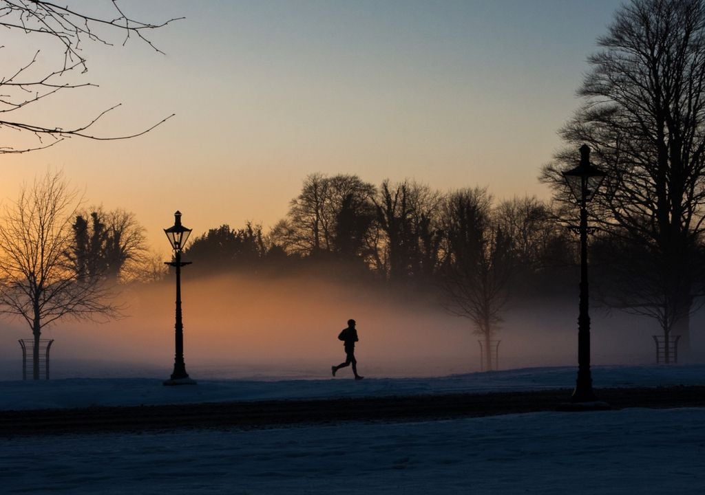 Misty runner