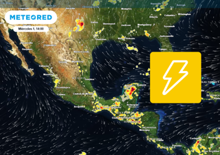 Mi&eacute;rcoles 1 de Abril, M&eacute;xico con tormentas el&eacute;ctricas y granizadas en al menos 15 estados