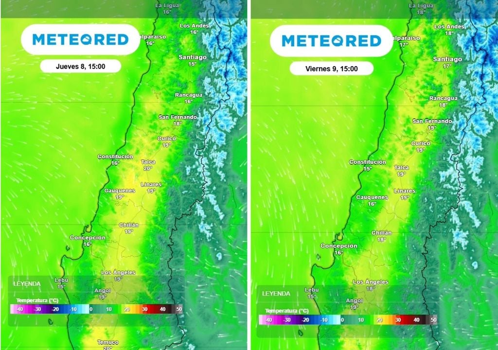 Las temperaturas máximas irán levemente en ascenso en el centro norte.