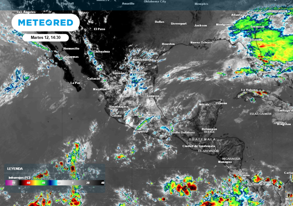 México Además del calor, se pronostican tormentas fuertes y posible caída de granizo en varios estados de México.