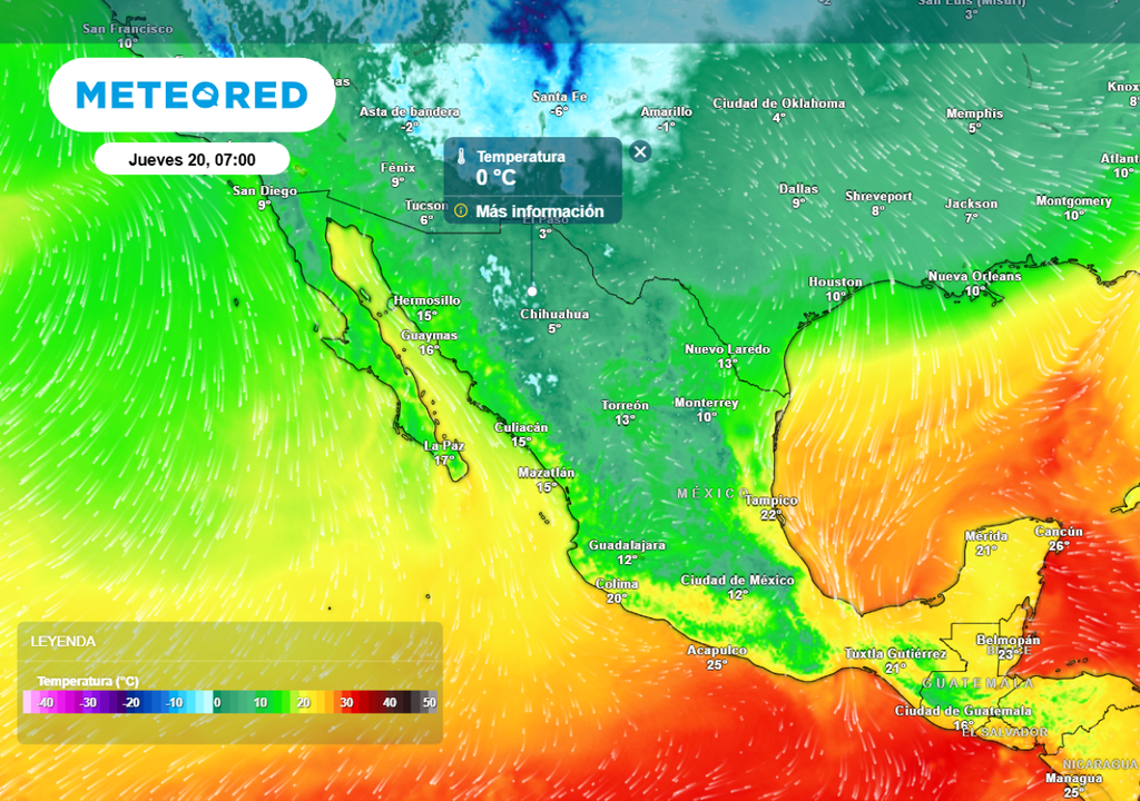 Temperaturas mínimas