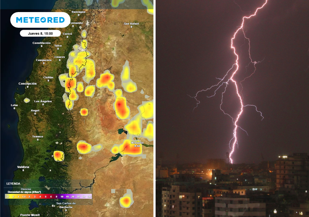 Pronóstico Chile centro sur, enero 2026, Meteored
