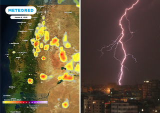 Hasta el viernes habrían tormentas eléctricas en Chile centro sur por baja segregada: calor extremo llegará a los 35 °C