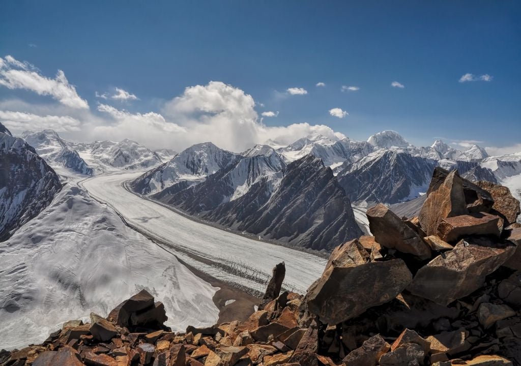 Tajikstan Glacier