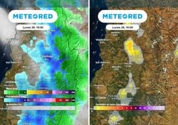 26 °C el sábado y luego lluvias y tormentas llegarían a Santiago la próxima semana