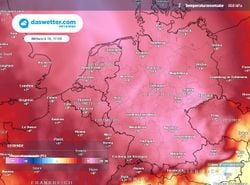 33°C-Wärmeblase schwappt nach Deutschland - jetzt wird´s warm!