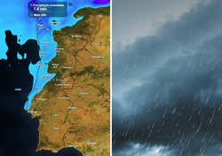 8 mm até domingo, 7 de junho, em Portugal: Alfredo Graça aponta os dias mais frescos e chuvosos