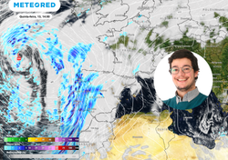Frente fria da depressão Cláudia vai ficar estacionária nos próximos dias: eis como afetará Portugal
