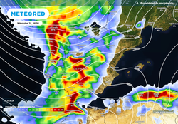 Este miércoles el aire polar llegará desde Groenlandia con lluvias y nieve