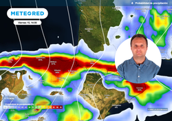 A partir de las 00 horas llegarán lluvias intensas al norte peninsular": Samuel Biener señala las regiones en riesgo