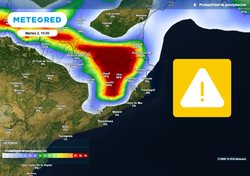 A partir de las 14 horas crecerán tormentas con lluvias fuertes y granizo en nueve comarcas de Cataluña
