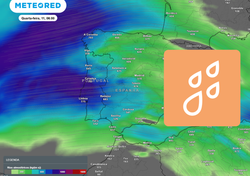 A precipitação mais intensa associada ao rio atmosférico que se aproxima é esperada para terça e quarta-feira