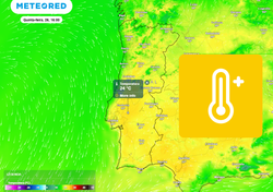 A previsão do tempo em Portugal até domingo, 1 de março: chuva e trovoada, poeiras do Saara e “montanha-russa” térmica