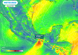 Rachas de viento hasta 100 km/h en Istmo y Golfo de Tehuantepec, además de aguaceros al Sur
