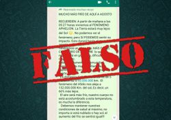Afelio: información fake se viralizó por WhatsApp y redes