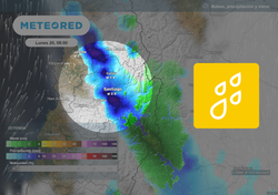 La nueva semana empieza con lluvia en Santiago": modelos confirman precipitaciones y brusca caída de temperaturas