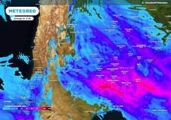 Tormentas severas este martes y miércoles en el centro de Argentina
